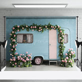 Aperturee - Aperturee Floral Motor Home Elegant Outdoor Wedding Backdrop
